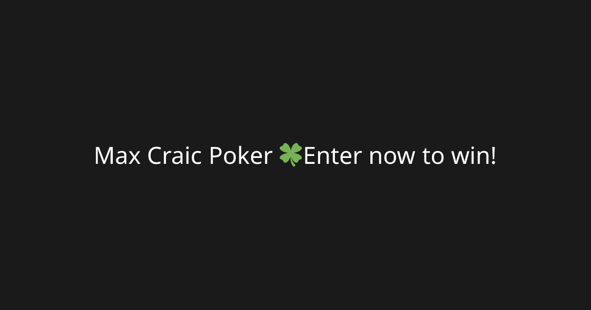 Max Craic Poker Draw - Farcaster Mini Apps